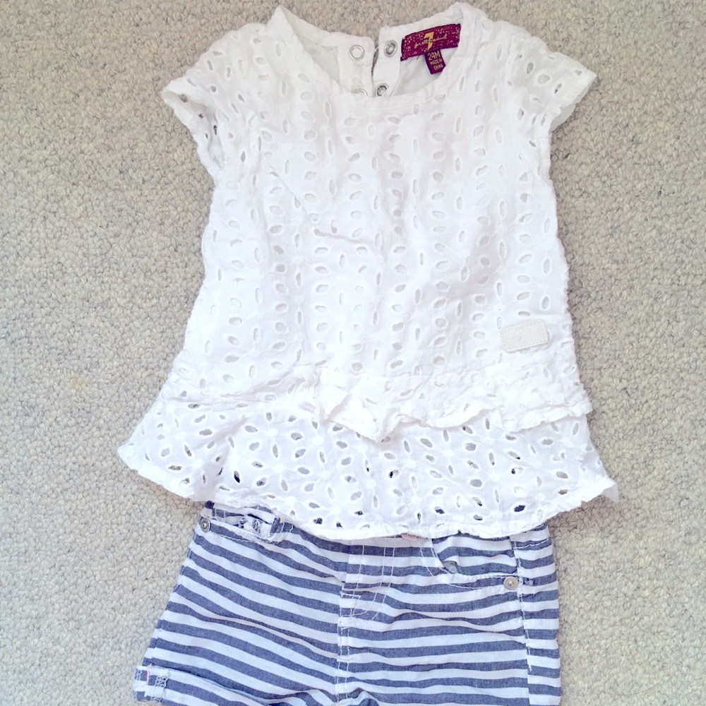 7 for All Mankind Set: 24 mos (runs small)